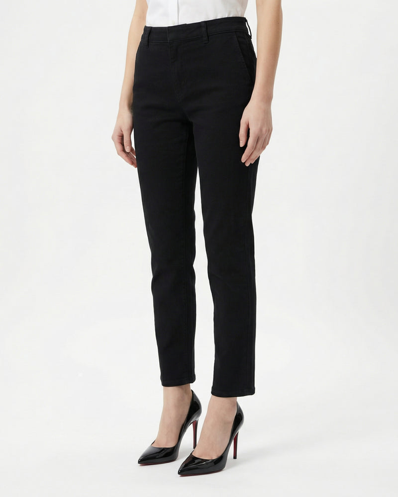 black cigarette leg jeans