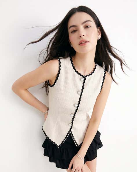 Women patterned Fitted Top