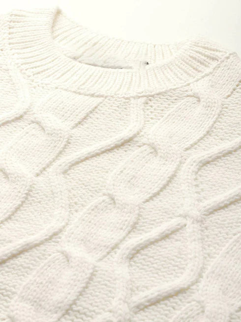 Women Cable Knit Pullover Sweaters