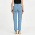 light blue straight-fit cargo jeans