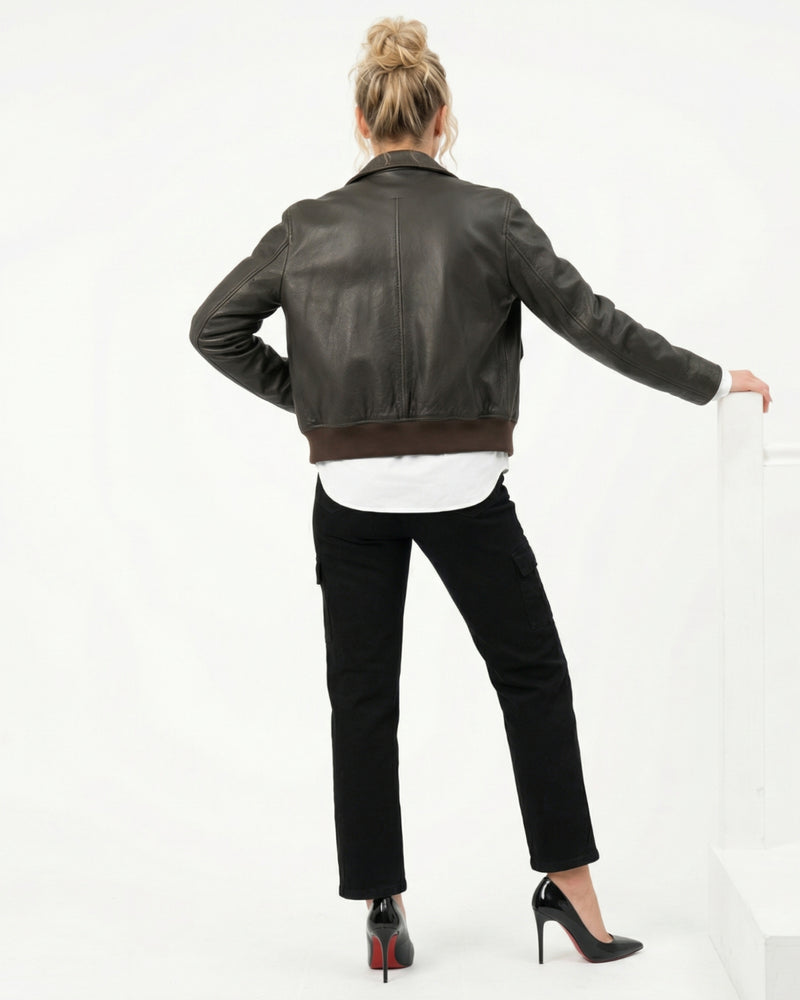 black cigarette leg jeans