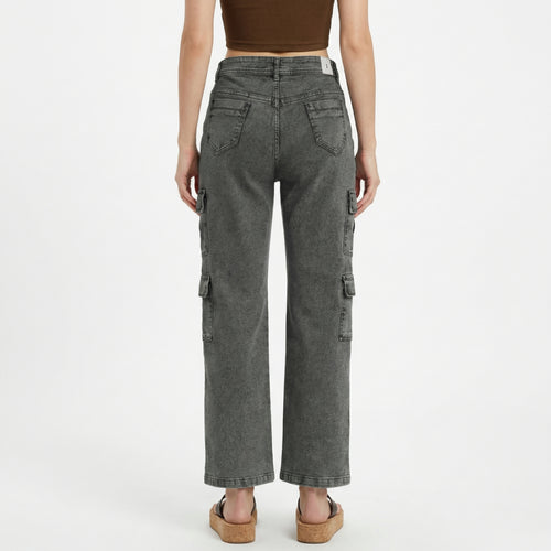 charcoal gray cargo pants