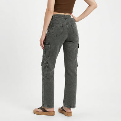 charcoal gray cargo pants