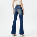 high rise bootcut jeans