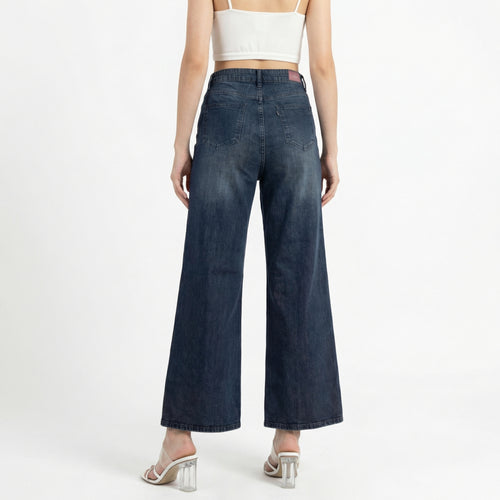 blue flared high-rise jeans from Pepe Jeans