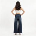blue flared high-rise jeans from Pepe Jeans