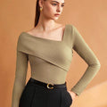 Women Ribbed Cotton Fitted Top