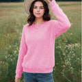 Women Solid Pullover