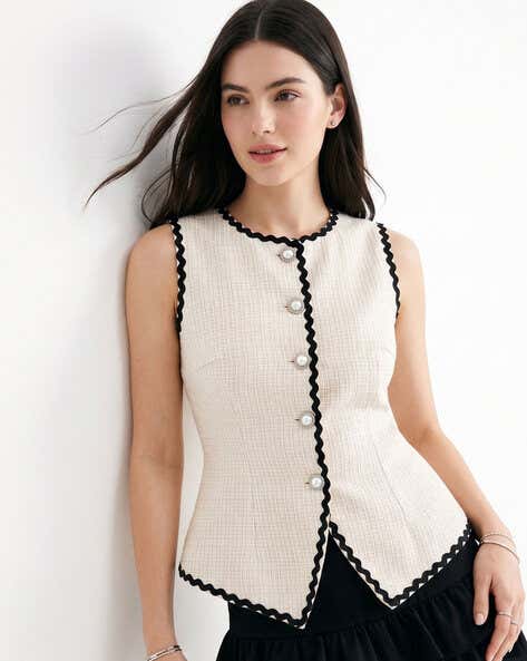 Women patterned Fitted Top