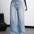 Women Relaxed Fit High Rise Light Blue Jeans