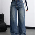 Women Relaxed Fit High Rise Peacock Blue Jeans