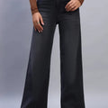 Women Flared High Rise Black Jeans