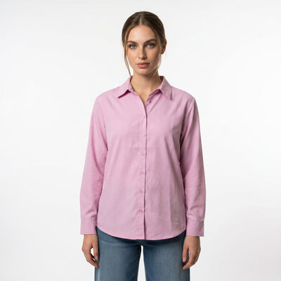 Women's Essential Pink Tailored Shirt