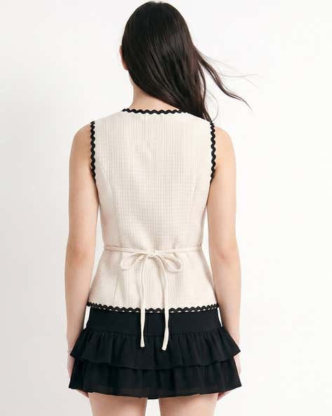 Women patterned Fitted Top