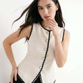 Women patterned Fitted Top