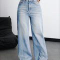 Women Relaxed Fit High Rise Light Blue Jeans