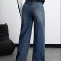 Women Relaxed Fit High Rise Peacock Blue Jeans