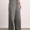 Women Loose Fit High Rise Grey Jeans