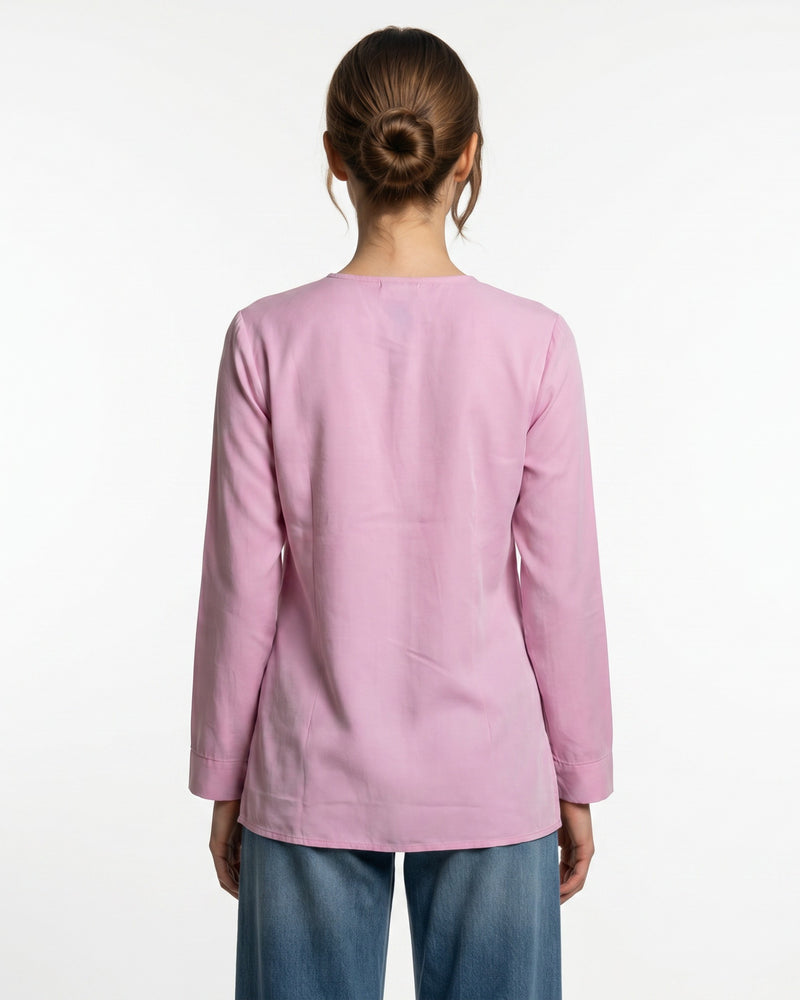 Women's Essential Pink Tailored Shirt