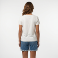 Classic White Keyhole Detail T-Shirt