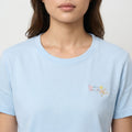 Pastel Blue Crew Neck Everyday T-shirt