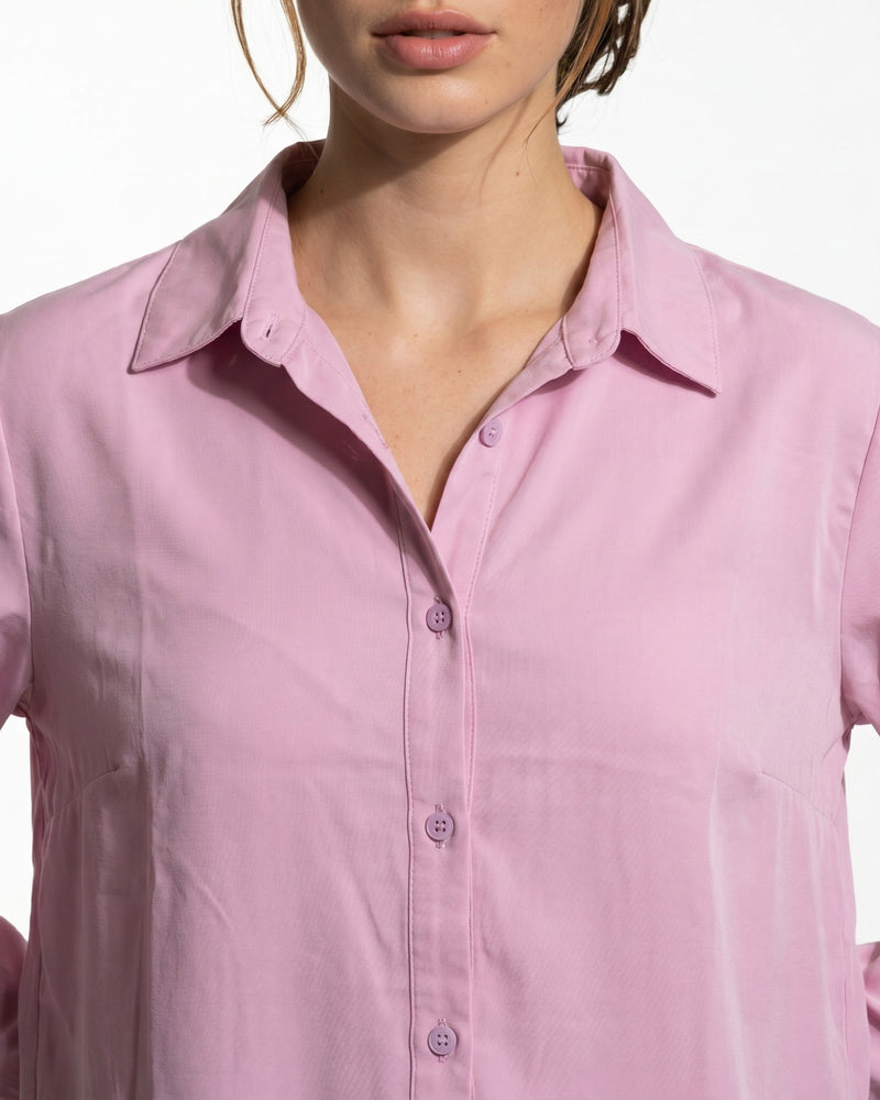 Women's Essential Pink Tailored Shirt