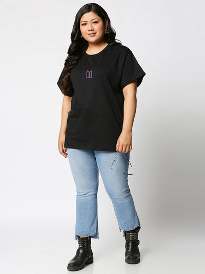 Universe Graphic Printed Cotton T-shirt