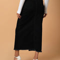 Denim Maxi Straight Skirts